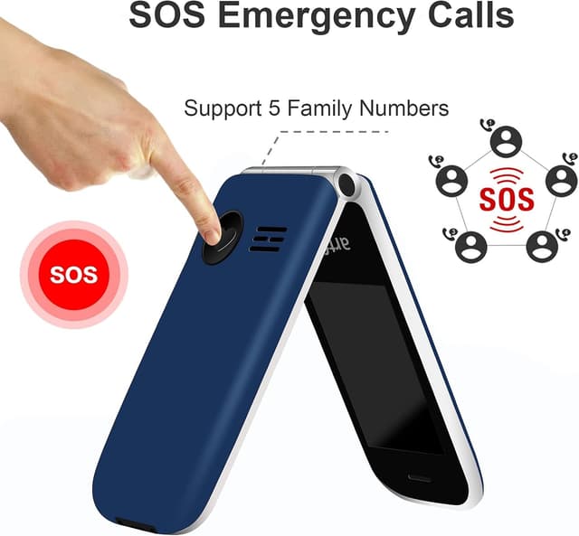 Detalle de artfone Big Button Mobile Phone 1200mAh