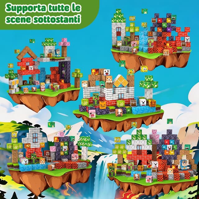 Detalle 2 de Crifeton 220 PCS blocchi magnetici 2cm 🧩