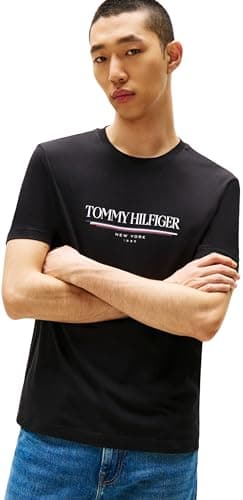 Detalle de Tommy Hilfiger Brand Love camiseta algodón S