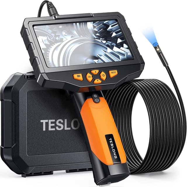 Imagen de Teslong Dual Lens Inspection Camera 1080P, 5'' Screen en OfertitasTOP