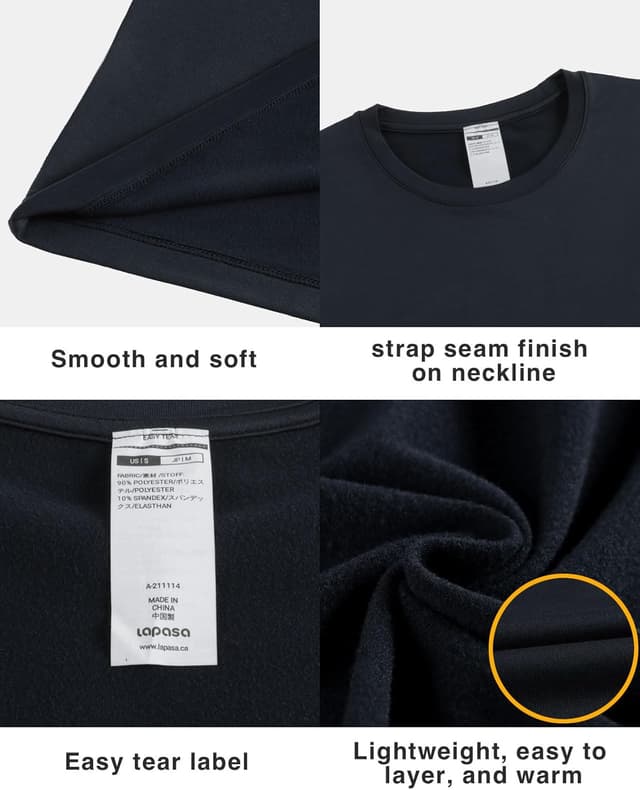 Thumbnail 5 de LAPASA canottiera termica uomo 210 g/m²