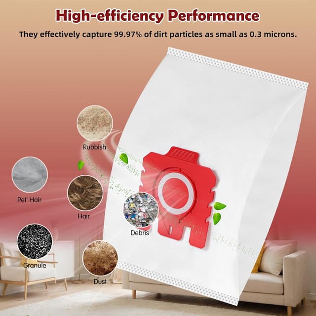 Thumbnail 4 de 12 Pack FJM Vacuum Bags with Filters 10123220