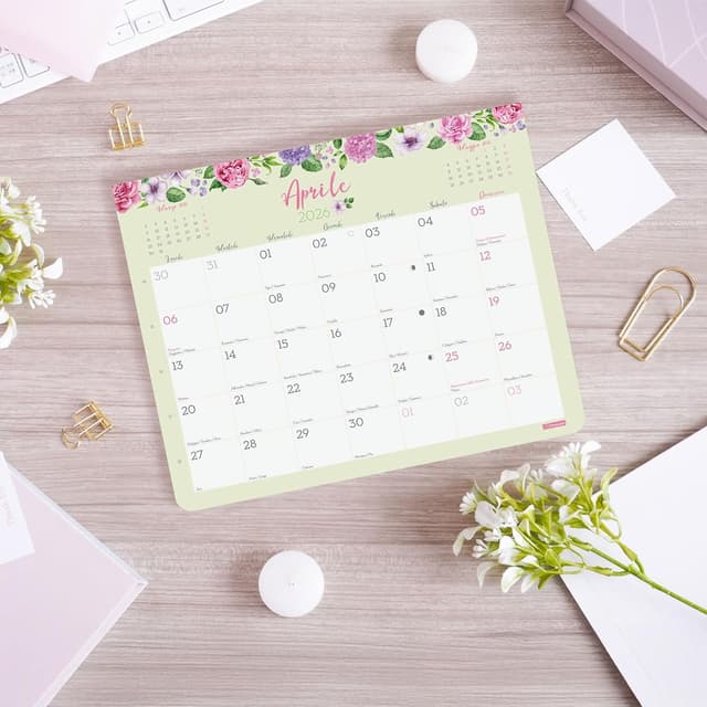 Detalle de Finocam Calendario con calamita 2026 250x200 mm, layout mensile Gennaio–Dicembre 2026