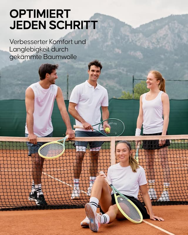 Detalle de Danish Endurance Tennissocken aus Bio-Baumwolle