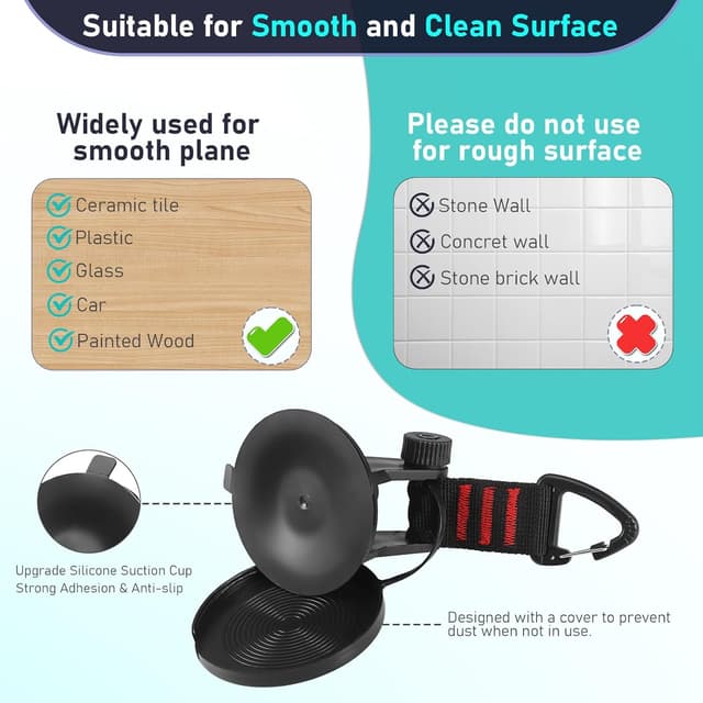 Thumbnail 1 de 4-Stück Saugnapf Camping