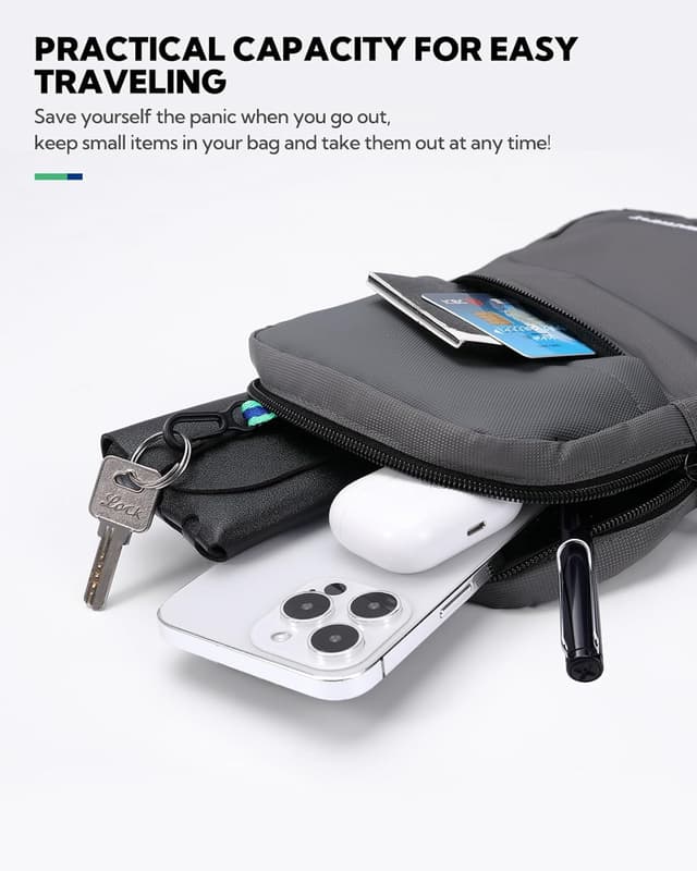 Thumbnail 6 de Waterfly Crossbody Chest Sling Bag (Small) – Lightweight 25 x 15 x 5 cm shoulder bag for work, travel and everyday carry