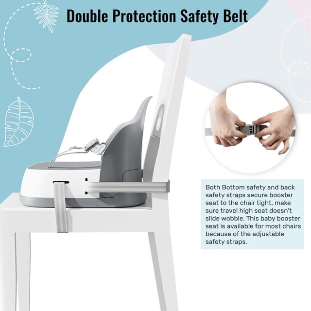 Detalle de UBRAVOO portable booster seat for dining