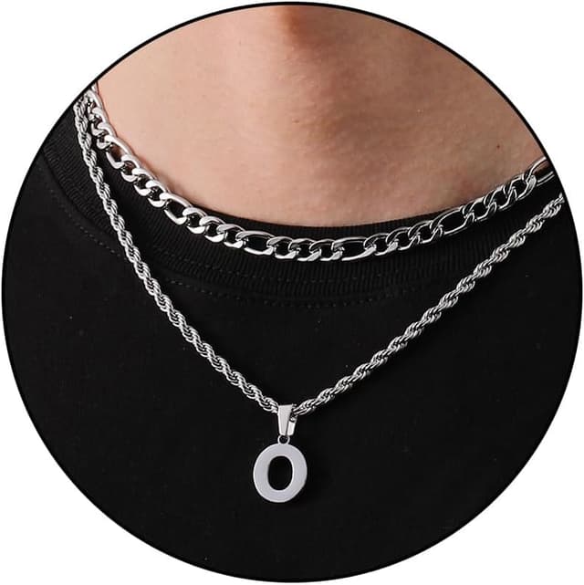 Thumbnail 6 de Rajputana layered initial A-Z necklace