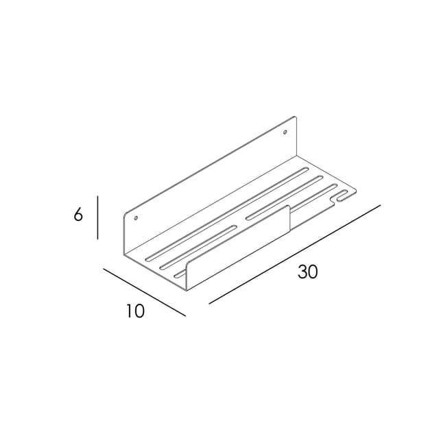 Detalle de Manillons Torrent Repisa de ducha con percha