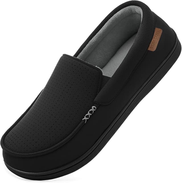 Detalle de VeraCosy memory foam moccasin slippers