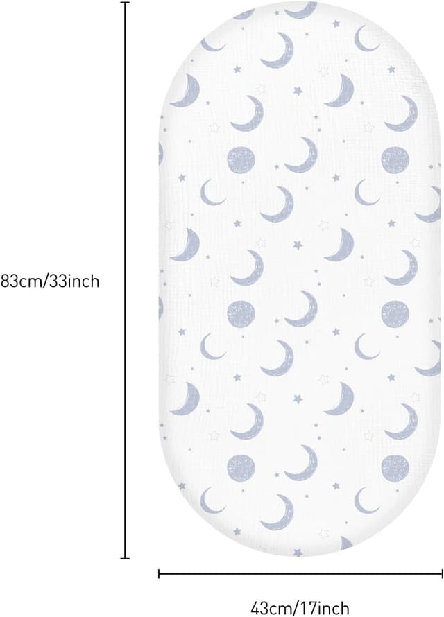 Detalle de 3er-Pack Spannbettlaken 100% Musselin