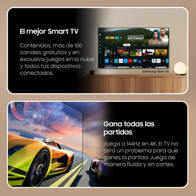 Detalle de Samsung TQ55S93DAEXXC TV OLED 55" (139 cm) 4K con AI Upscaling y Smart TV, reacondicionada Grado D