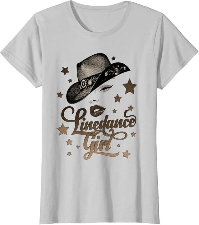 Detalle 2 de Maglietta Line Dance Queen silhouette