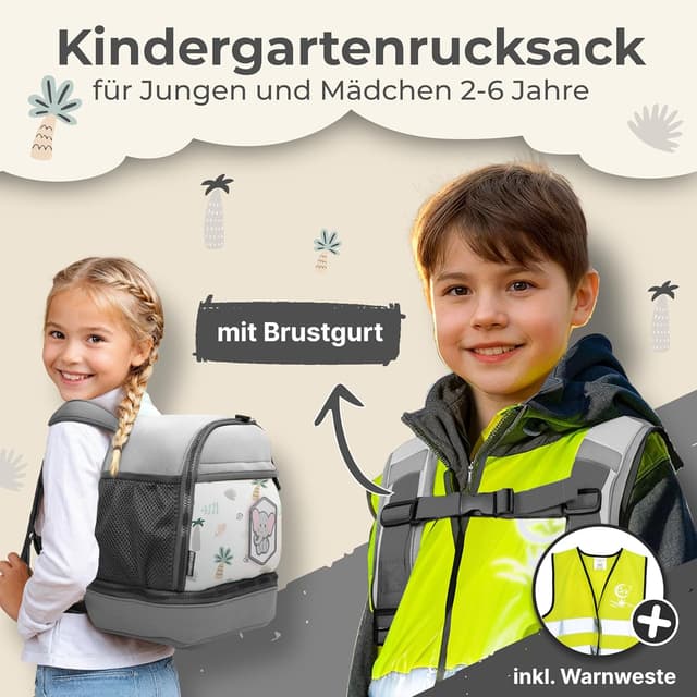 Detalle 2 de REISERACKER Kindergartenrucksack 6,5 l