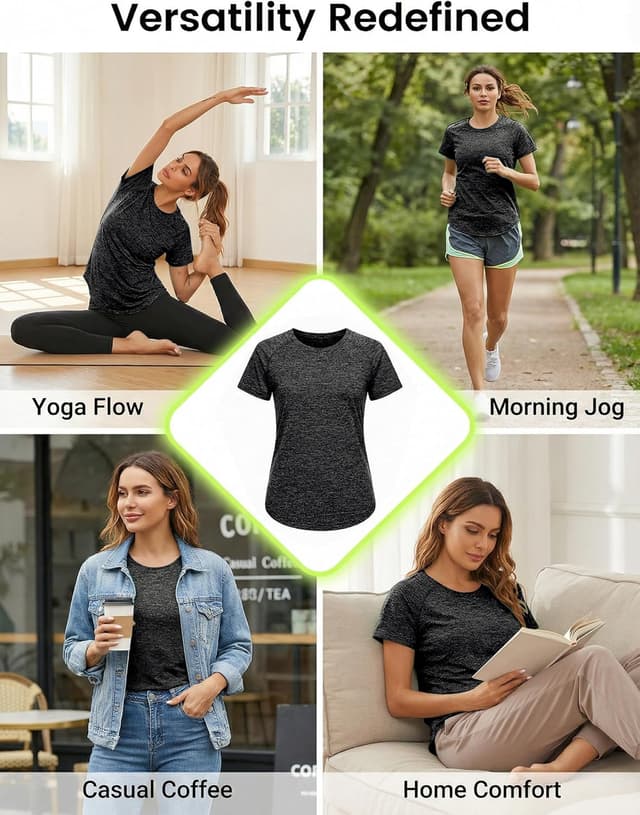 Thumbnail 1 de Wayleb Women's Quick Dry Sports T‑Shirt