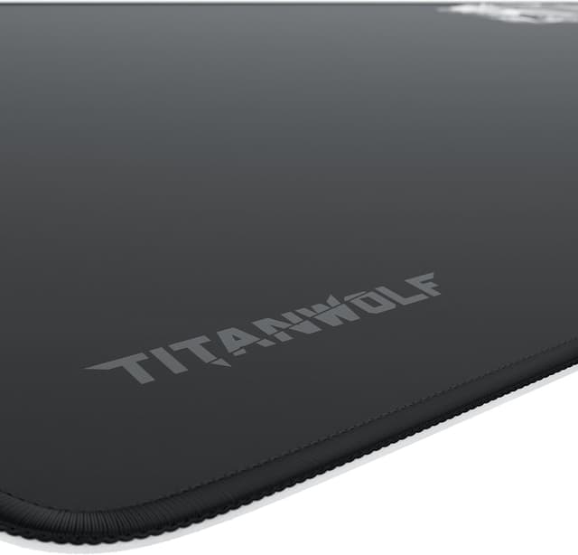 Detalle 2 de Titanwolf TITANWOLF XXL Speed Gaming Mouse Pad (900 x 400 x 3mm) with rubber base