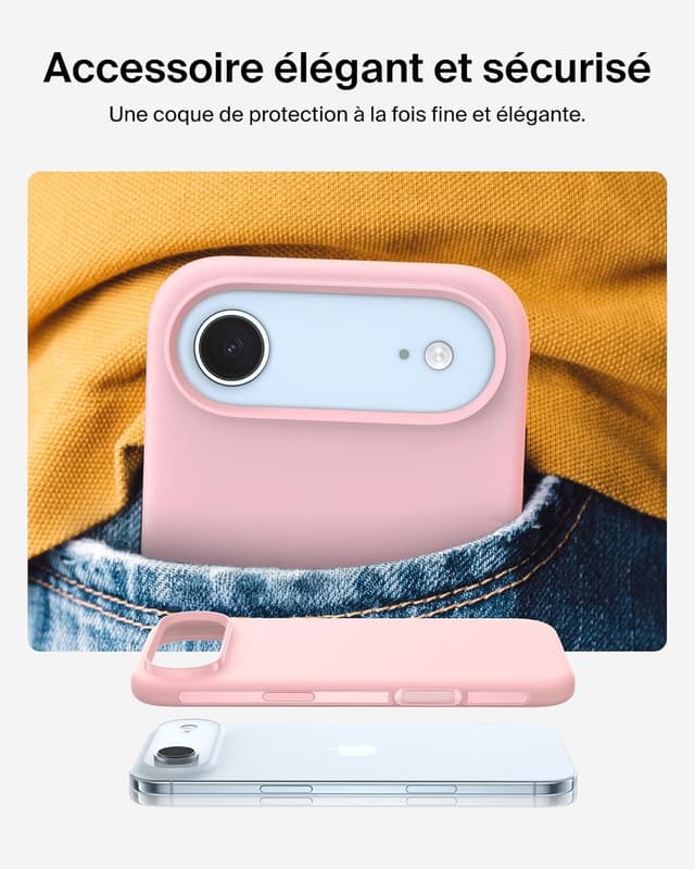 Thumbnail 6 de Belkin SheerForce Protect Rose pour iPhone 17 Pro Max
