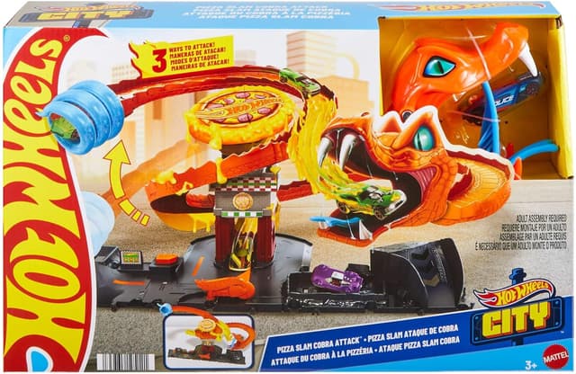 Thumbnail 5 de Hot Wheels L'Attaque Pizzeria Coffret 1/64