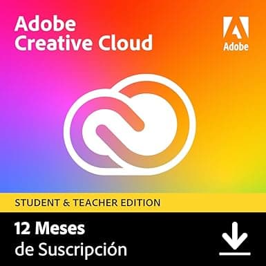 Imagen de Adobe Creative Cloud Student | 1 Año | PC/Mac | 🖥️ Descarga Digital en OfertitasTOP