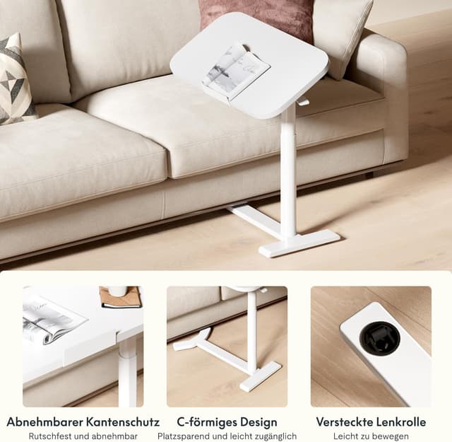 Thumbnail 4 de FlexiSpot H5 Mesa Auxiliar en Forma de C 65–105 cm