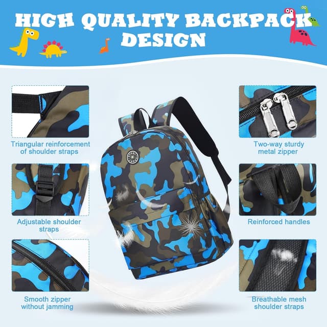 Thumbnail 4 de Aucuu Kids Backpack waterproof nylon school bag