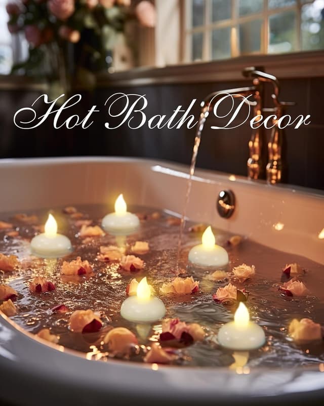 Thumbnail 3 de Homemory 24 Pack Floating Flameless Tealights