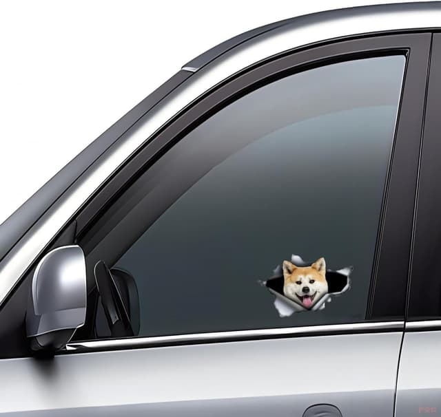 Thumbnail 2 de Autoaufkleber Akita Hund 15 cm