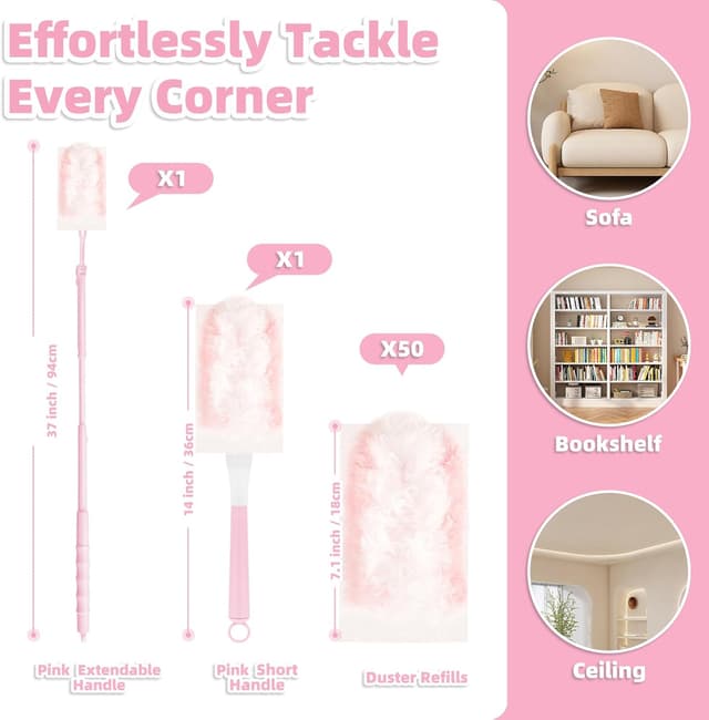 Thumbnail 4 de Nicemiya 52-Pack Duster Refills