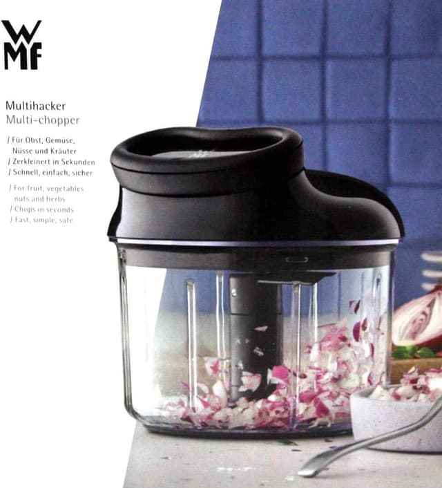 Detalle 2 de WMF Gourmet - Picadora Manual Multi-Chopper 900 ml 🥕