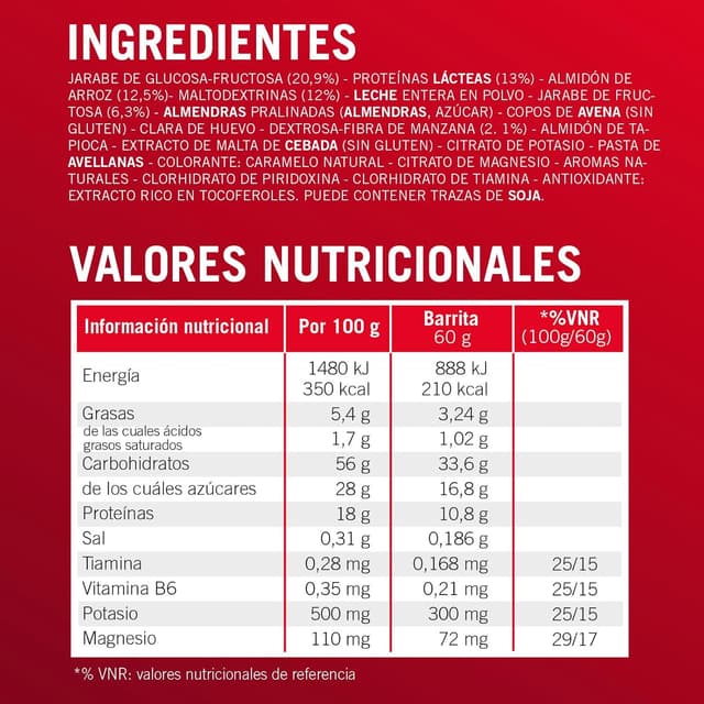 Thumbnail 4 de Enervit Performance Bar Manzana 🍏 Barritas Energéticas, 12 uds