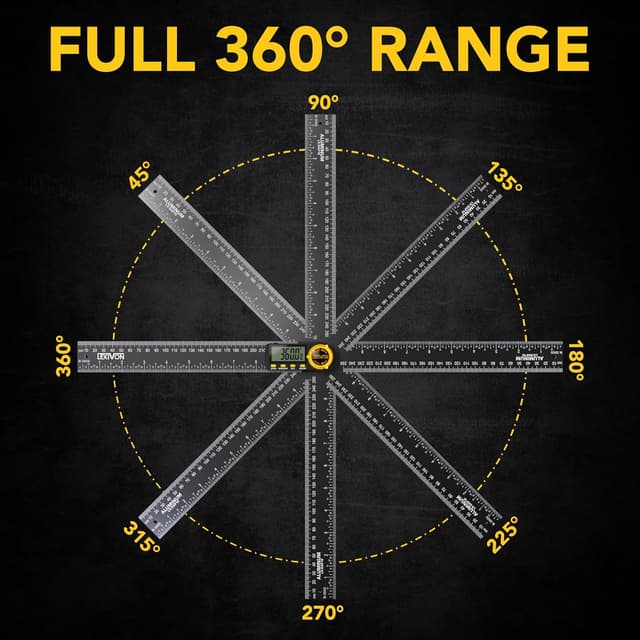 Thumbnail 2 de LEXIVON LX-DAF10 Digital Angle Finder