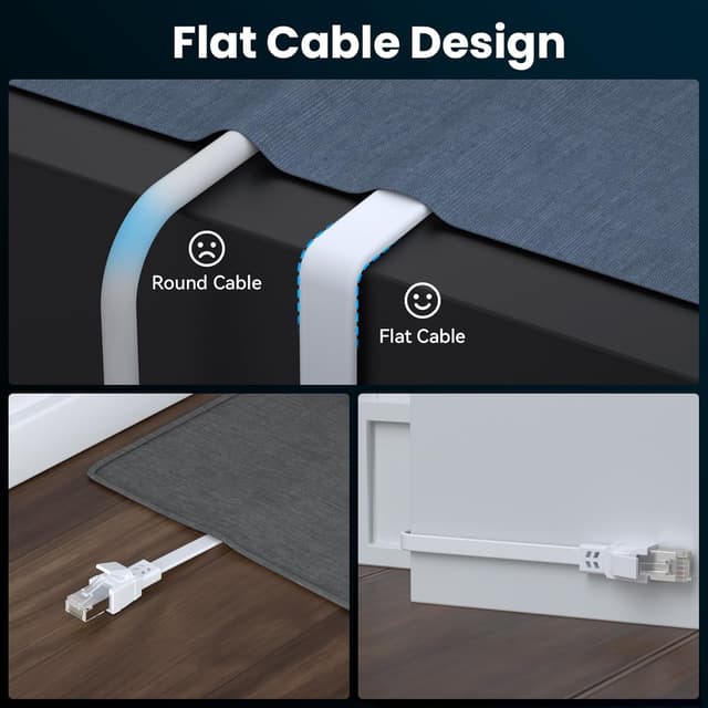 Thumbnail 4 de BAHIWOM Cat8 Ethernet Cable 30m
