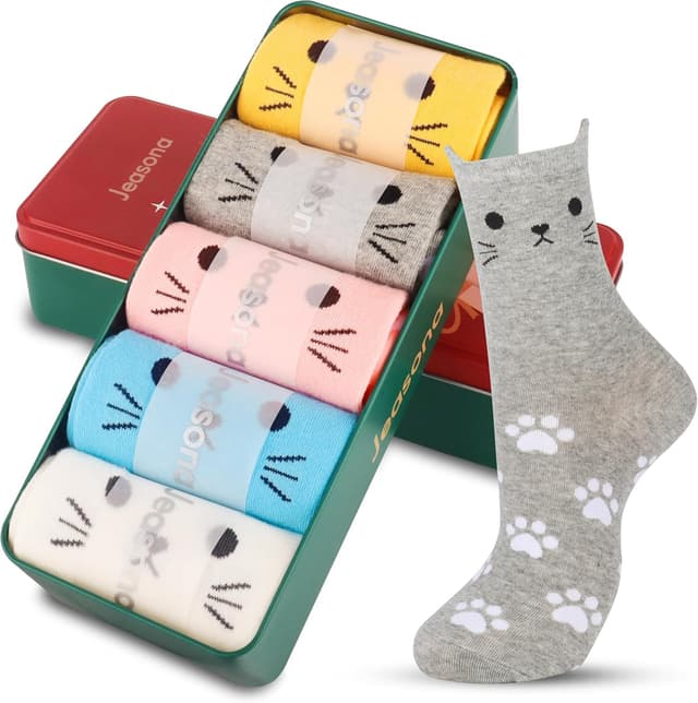 Detalle de Jeasona cotton socks 5 pairs for size 4-9