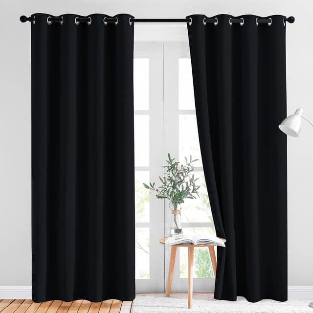 Detalle de NICETOWN Black Out Curtains 84 in