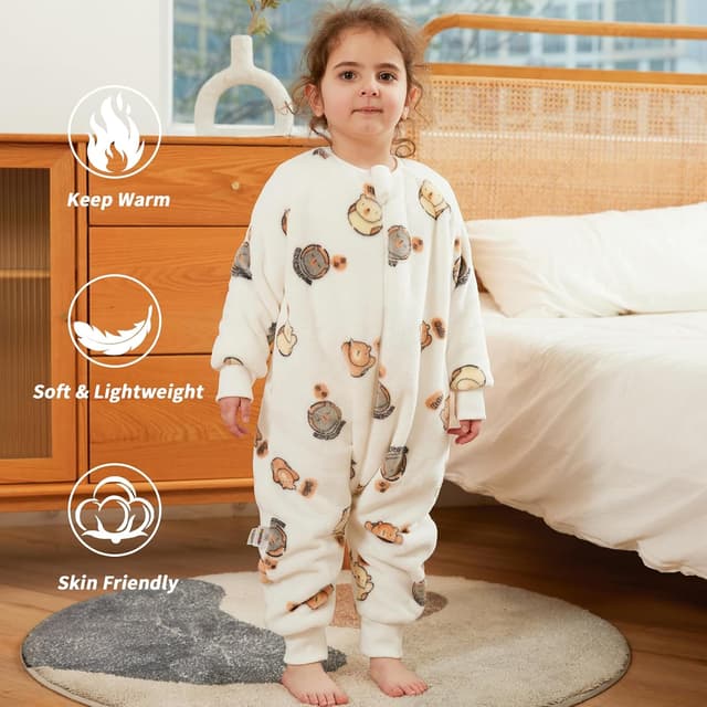 Thumbnail 2 de Gigoteuse à pieds Surpyjama bébé fille/garçon hiver flanelle 💤