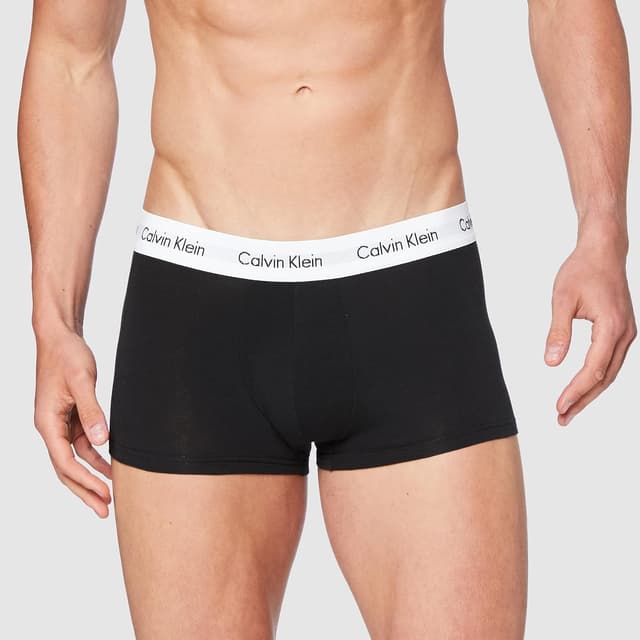 Imagen de Calvin Klein Low Rise Trunk 3pk Bóxer Negro para Hombre 🖤 en OfertitasTOP
