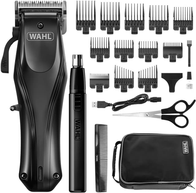 Detalle de Wahl Rapid Clip tagliacapelli ricaricabile USB con trimmer orecchie/naso