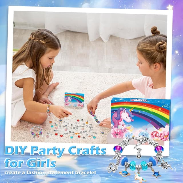 Detalle 2 de ZOOI Bastelset Armbänder für Mädchen 5–9 Jahre