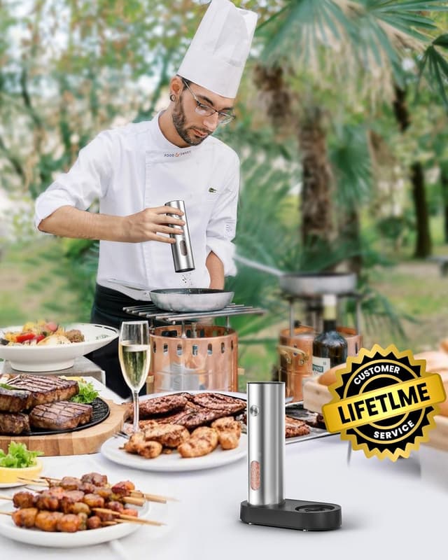 Thumbnail 6 de Electric Salt and Pepper Grinder Set 2-piece 🧂