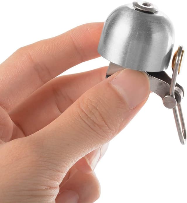 Detalle 2 de ROCKBROS Vintage Bike Bell (75dB) – Loud retro handlebar bell in 4 colours