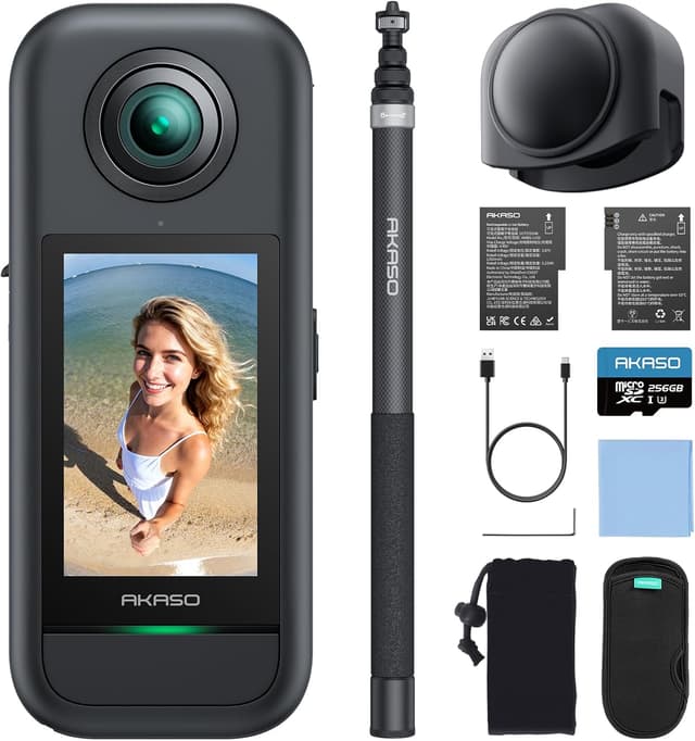 Detalle de AKASO 360 Camera Drone View Combo 5.7K camera