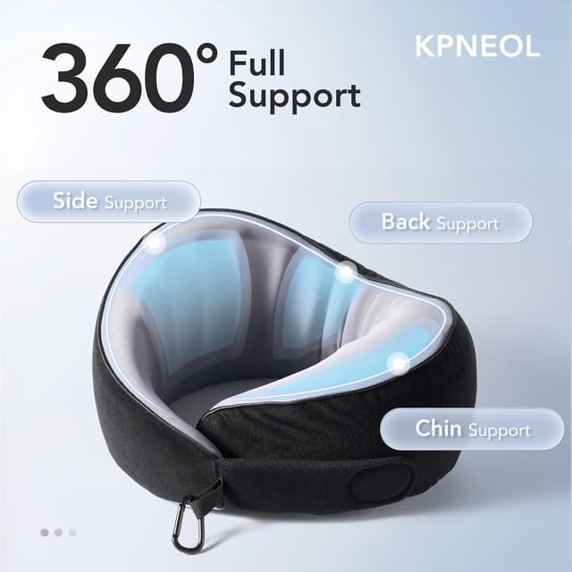 Thumbnail 1 de KPNEOL Travel Pillow 360° Support