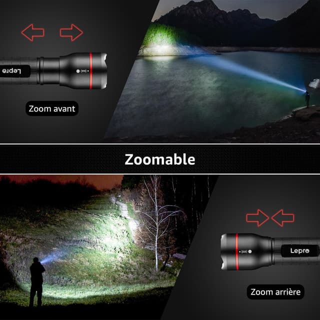 Thumbnail 2 de Lepro LE2000 Lampe Torche