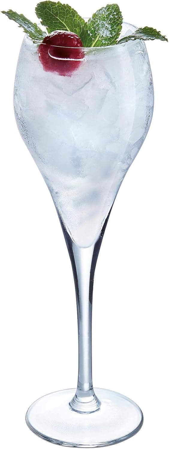 Detalle 1 de Arcoroc Collection Brio : lot de 6 flûtes à Champagne en verre ultra transparent (16 cl)