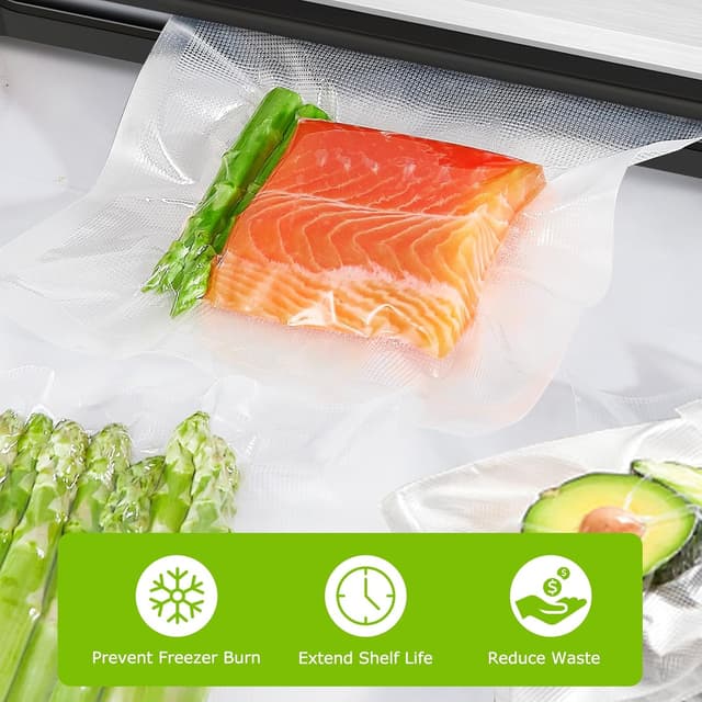 Thumbnail 4 de Bonsenkitchen Bolsas de Vacío Reutilizables 🍽️, 100 Unidades, 28x40 cm