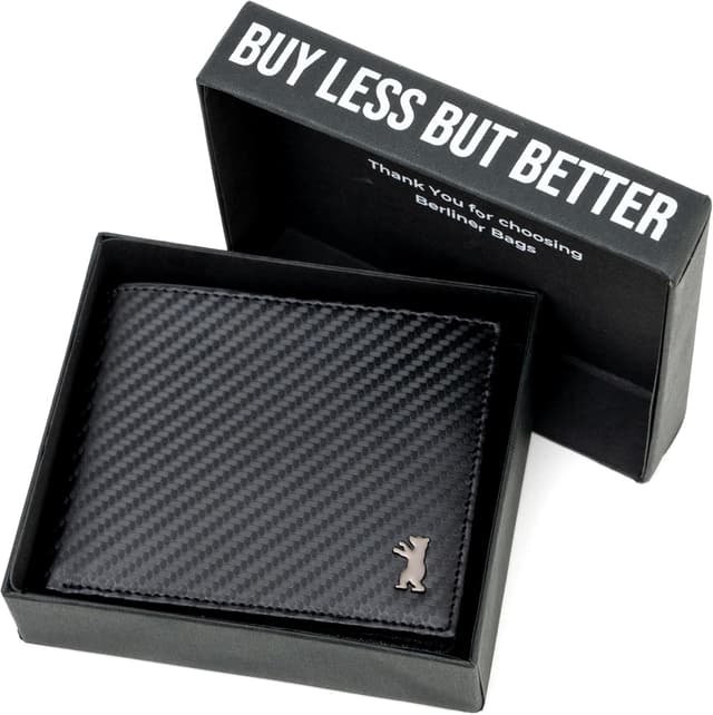 Thumbnail 4 de Berliner Bags Portefeuille Cuir RFID Noir