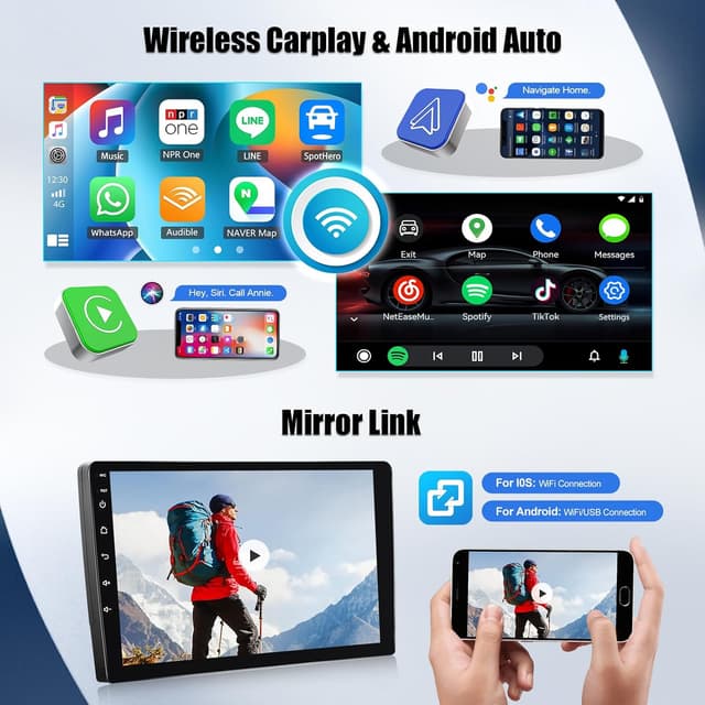 Thumbnail 4 de SIXWIN 2+64G Autoradio Android 13 9 Pollici