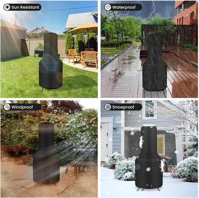 Thumbnail 6 de AOOWU Housse pour poêle 122 cm