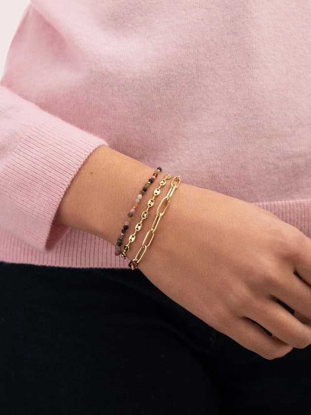 Detalle 2 de SINGULARU Pulsera Calabrote 18 Kt