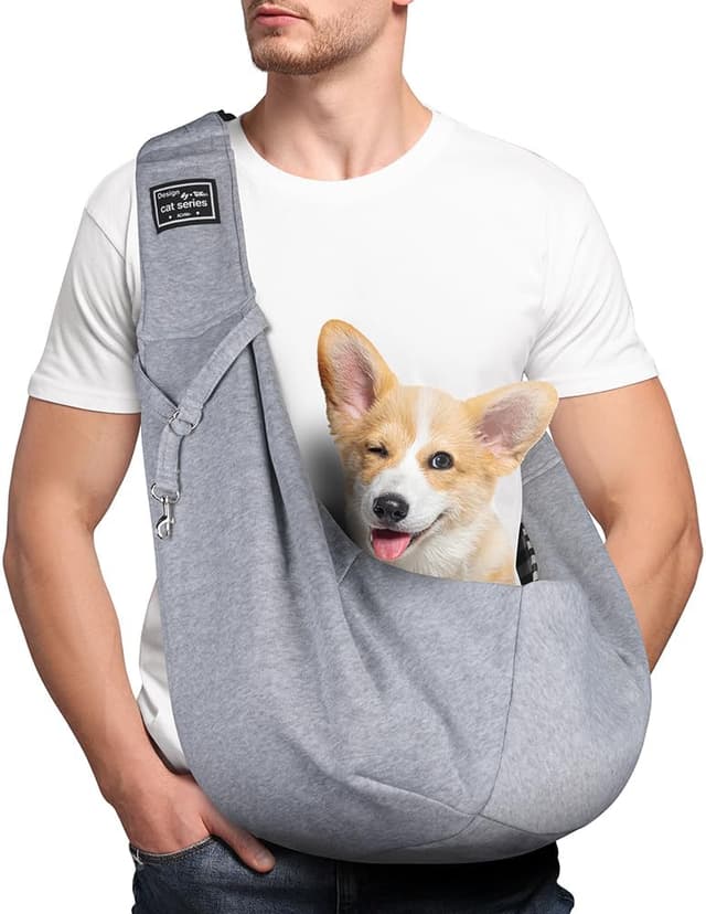 Detalle de Adiwo Hundetragetasche Welpen bis 7.5 kg